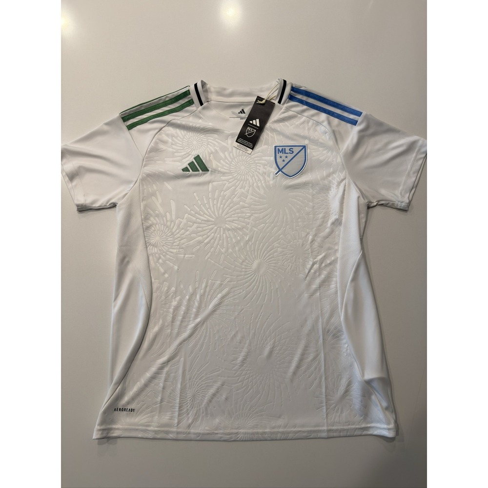 adidas MLS All Star 2025 Soccer Jersey Men's L White AEROREADY JJ2525